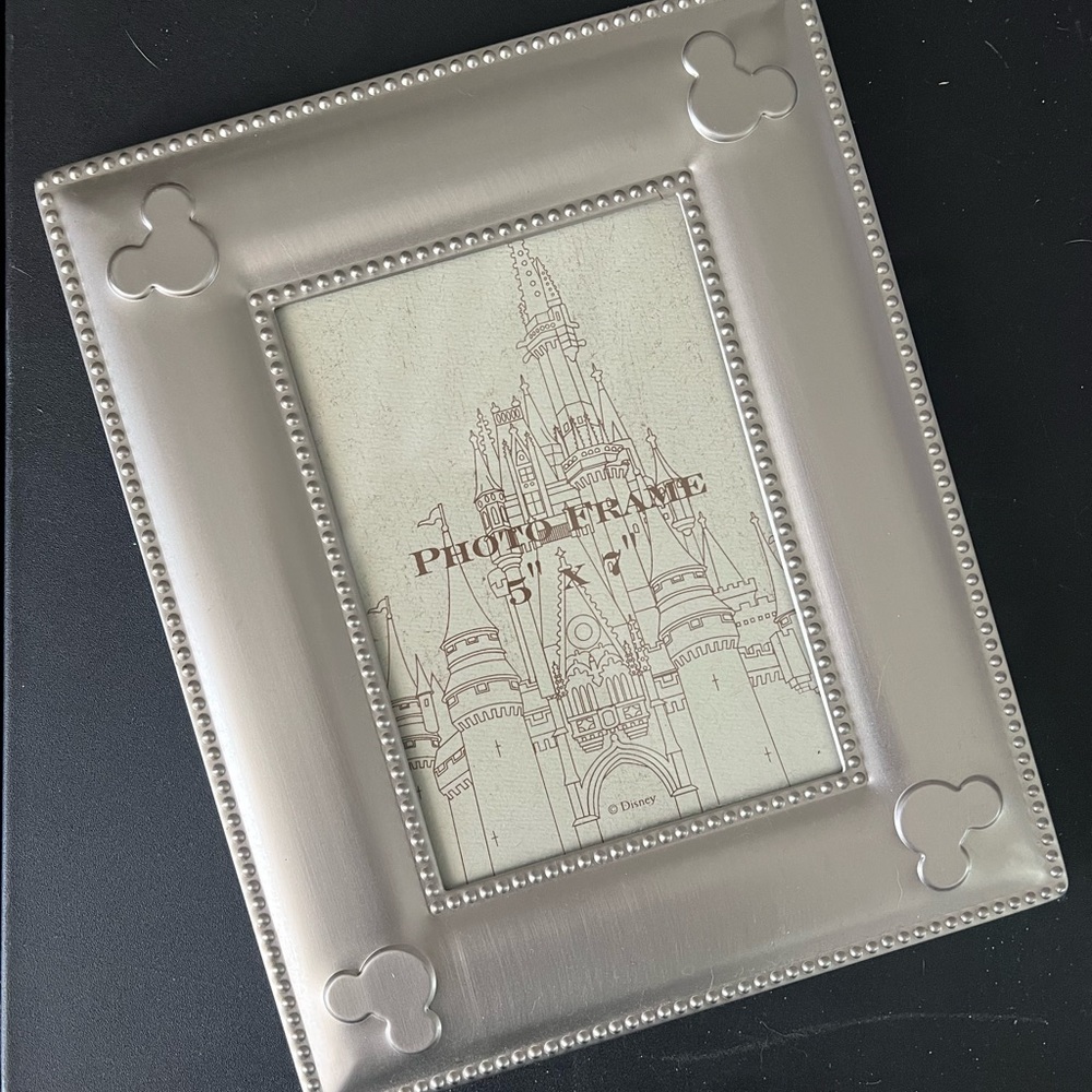 Disney silver 5x7 frame Mickey Mouse